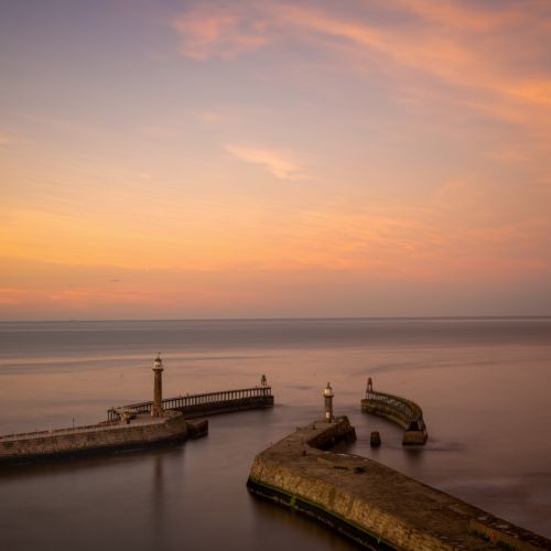 Whitby  Piers
